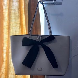 Frances Valentine Trixie Bow Oyster Handbag